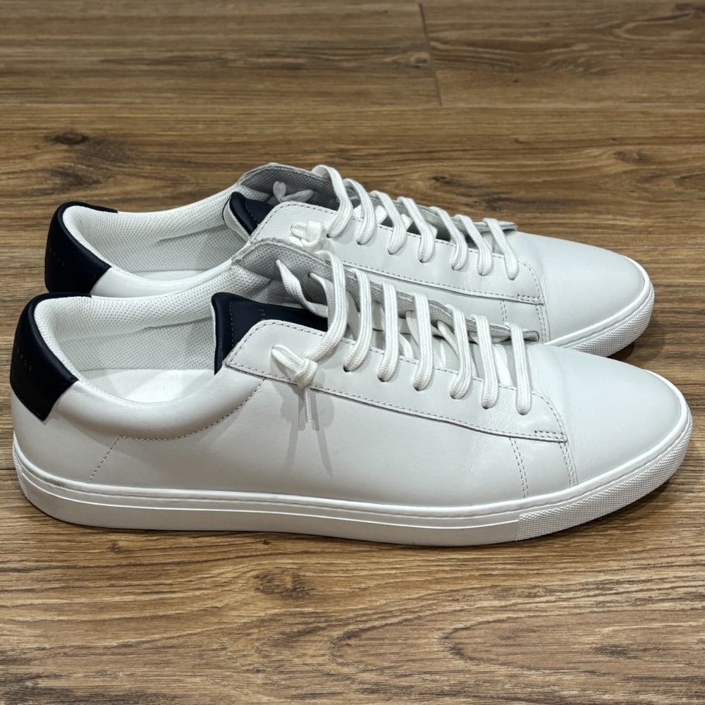 Oliver Cabell Men's Low 1 - White with Navy - Size 12
